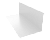 Планка примыкания верхняя к трубе 150х200 0,5 Satin с пленкой RAL 9003 сигнальный белый (3м) Центр Кровли