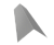 Планка конька плоского 145х145 0,45 Drap TX RAL 7047 телегрей 4 (2м) Центр Кровли