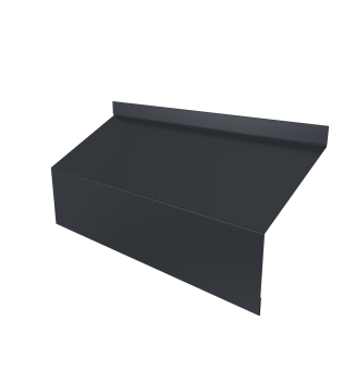 фото Ламель забора жалюзи Milan/Milan new стартовая/финишная для калиток и ворот 0,5 PurLite Matt RAL 7024 мокрый асфальт Центр Кровли картинка Ламель забора жалюзи Milan/Milan new стартовая/финишная для калиток и ворот 0,5 PurLite Matt RAL 7024 мокрый асфальт Центр Кровли