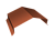 Парапетная крышка угольная 200мм 0,5 Velur X RAL 8004 терракота (3м) Центр Кровли