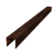 Планка вертикальная лицевая для забора жалюзи Palermo 0,45 Print Elite Cherry Wood TwinColor (2м) Центр Кровли