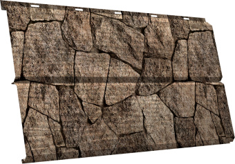 картинка ЭкоБрус 3D 0,345 Grand Line 0,45 Print Elite с пленкой King Stone TwinColor Центр Кровли