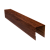 Планка боковая для забора из сайдинга ЭкоБрус 0,45 Print-double Premium Cherry Wood Fresh (2,06м) Центр Кровли