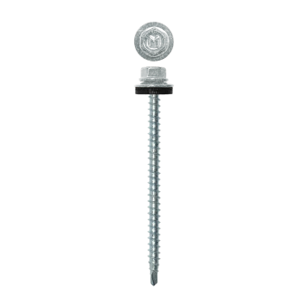 картинка Саморез кровельный Daxmer 4,8х80 (100шт) сверло №1 цинк Центр Кровли