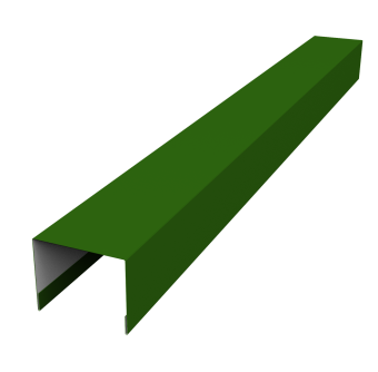 картинка Крышка жалюзи Palermo 0,45 PE RAL 6002 лиственно-зеленый (2м) Центр Кровли