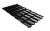 Металлочерепица "Квинта плюс3D" ("Kvinta plus3D") 0,5 Satin RAL 9005 черный Центр Кровли