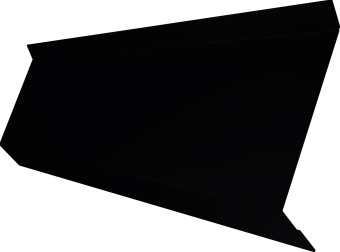 фото Планка примыкания в штробу 60 Grand Line 0,5 Полидэкстер TwinColor RAL 9005 черный (2м) Центр Кровли картинка Планка примыкания в штробу 60 Grand Line 0,5 Полидэкстер TwinColor RAL 9005 черный (2м) Центр Кровли