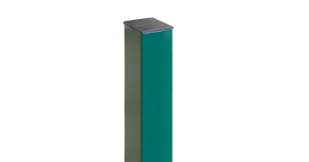 картинка Столб 62х55х1,4х3000 RAL 6005 5 отверстий (2,03/2,43) Центр Кровли