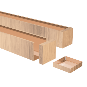 картинка Заглушка 50х50 Honey Wood Al 0,4 Центр Кровли