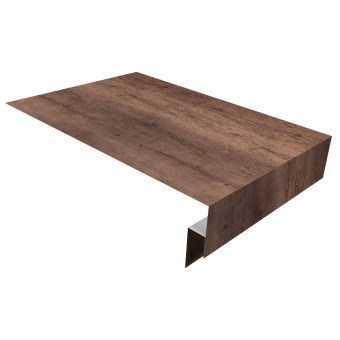 картинка Планка околооконная сложная 250х50х12 (j-фаска) 0,45 Print Premium Almond Wood Fresh (3м) Центр Кровли
