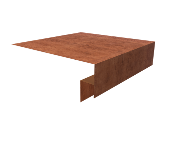 картинка Планка околооконная сложная БХ new 200х50х27 0,45 Print Premium Rowan Wood Intense FTC (2м) Центр Кровли