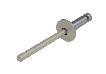 картинка Заклёпка вытяжная Daxmer 4,8х21х14 (200шт) нерж/нерж RAL 7032 Центр Кровли