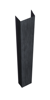 картинка Крепежная планка нижняя Texas 0,45 Print Premium Grey Wood TwinColor (1,8м) Центр Кровли