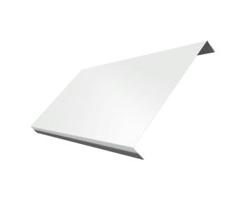 картинка Ламель обратная 200 забора жалюзи Texas 0,5 Satin с пленкой RAL 9003 сигнальный белый Центр Кровли