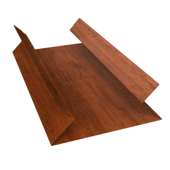 фото Планка угла внутреннего составная верхняя 0,45 Print-Double Premium Golden Wood Fresh (3м) Центр Кровли картинка Планка угла внутреннего составная верхняя 0,45 Print-Double Premium Golden Wood Fresh (3м) Центр Кровли