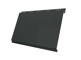 картинка Софит Вертикаль 0,2 Grand Line classic 0,5 Drap TX с пленкой RAL 7016 антрацитово-серый Центр Кровли