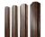 Штакетник Прямоугольный фигурный 0,4 Print Premium Antique Wood TwinColor Центр Кровли