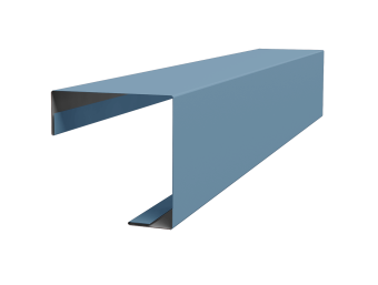 картинка Угол внешний простой фальц 0,45 Drap TX RAL 5024 пастельно-синий (3м) Центр Кровли