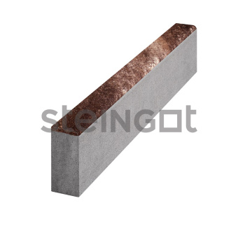 картинка Бордюр садовый Steingot Colormix 1000х200х80мм Stein Brown частичный прокрас Центр Кровли
