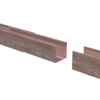 картинка Соединитель профиля для КР Ш50/В50 White Wood Zn 0,45 Центр Кровли