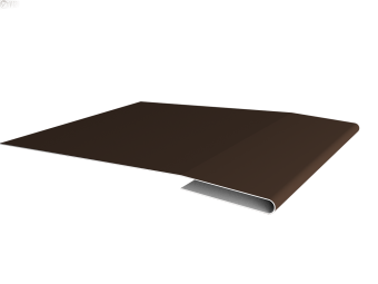 картинка Планка начальная 0,5 GreenCoat Pural BT с пленкой RR 887 шоколадно-коричневый (RAL 8017 шоколад) (2м) Центр Кровли