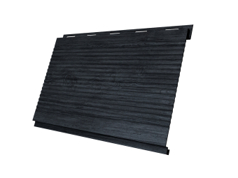 картинка Софит Вертикаль 0,2 Grand Line gofr 0,45 Print Premium с пленкой Grey Wood TwinColor Центр Кровли