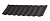 Лист композитной черепицы Gerard Classic charcoal Центр Кровли