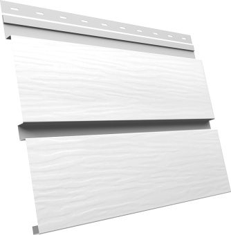 картинка Квадро Брус 3D в02 Grand Line 0,5 Сатин с пленкой RAL 9003 сигнальный белый Центр Кровли