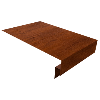 картинка Планка околооконная сложная 300х50х18 (j-фаска) 0,45 Print Premium Golden Wood Fresh TwinColor (3м) Центр Кровли