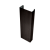 Полустолб для С21 0,45 Print Elite с пленкой Coffee Wood TwinColor (L1,8) Центр Кровли