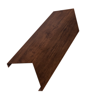 картинка Декоративная накладка на столб универсальная угловая 60х60 для забора жалюзи 0,45 Print Premium Cherry Wood Fresh TwinColor (1,8м) Центр Кровли