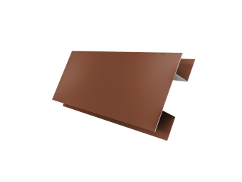 картинка Планка H-образная БХ new 0,45 Drap TR RAL 8004 терракота (2м) Центр Кровли