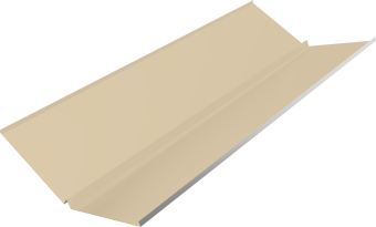 фото Планка ендовы нижней с компенсатором Grand Line 0,45 Drap TX RAL 1015 светлая слоновая кость (3м) Центр Кровли картинка Планка ендовы нижней с компенсатором Grand Line 0,45 Drap TX RAL 1015 светлая слоновая кость (3м) Центр Кровли