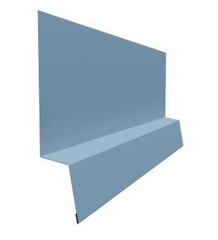 картинка Планка начальная фальц 0,45 Drap TX RAL 5024 пастельно-синий (2м) Центр Кровли