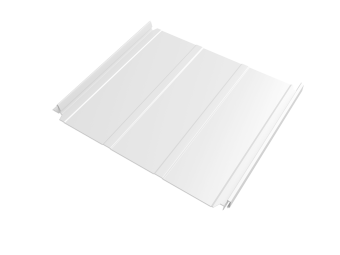 картинка Кликфальц Double Pro Line Grand Line 0,5 Satin с пленкой на замках RAL 9003 сигнальный белый Центр Кровли