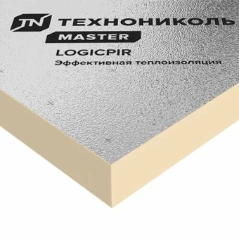 картинка Плита теплоизоляционная Logicpir Ф/Ф 1200х1200х50 (8,640м2) Центр Кровли