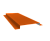 Планка кожуха сегментного 150 0,45 PE с пленкой RAL 2004 оранжевый (2м) Центр Кровли