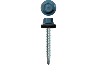 картинка Саморез кровельный Daxmer 4,8х35 (250шт) сверло №1 RAL 5024 Центр Кровли