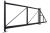 Ворота откатные Colority Zinc 2,03x5,0 RAL 7024 Центр Кровли
