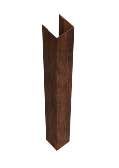 картинка Стойка жалюзи Texas для монтажа без крепежного вкладыша 0,45 Print Premium Cherry Wood Dark FTC (2м) Центр Кровли