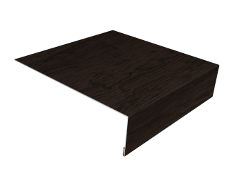 картинка Планка лобовая/околооконная простая 190х50 0,45 Print-Double Elite Antique Wood (2м) Центр Кровли