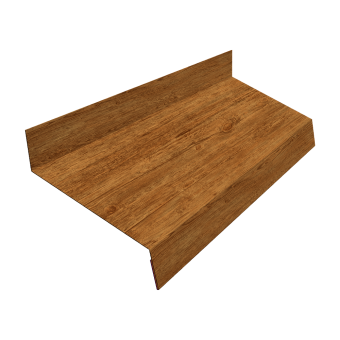 картинка Отлив простой 50 0,45 Print-Double Premium Golden Wood Fresh (3м) Центр Кровли