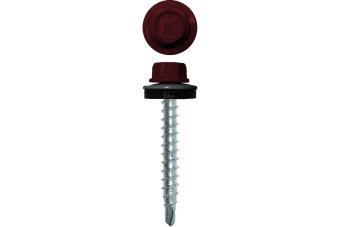 картинка Саморез кровельный Daxmer 4,8х29 (250шт) сверло №1 RAL 3005 Центр Кровли