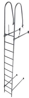 картинка Лестница стеновая Grand Line RAL 7024 2,76м Центр Кровли