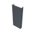 Полустолб для С8,С10 0,5 Satin Matt с пленкой RAL 7024 мокрый асфальт (L1,5) Центр Кровли