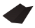 Планка ендовы нижней 300х300 0,5 Velur X RAL 9005 черный (3м) Центр Кровли