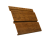 Софит металлический Квадро Брус с перфорацией 0,45 Print Elite с пленкой Golden Wood TwinColor Центр Кровли