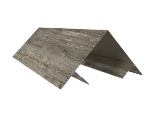 фото Планка угла внешнего составная верхняя 0,45 Print Elite Nordic Wood TwinColor (3м) Центр Кровли картинка Планка угла внешнего составная верхняя 0,45 Print Elite Nordic Wood TwinColor (3м) Центр Кровли
