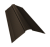 Планка конька фигурного 150x150 0,5 Atlas X с пленкой RR 32 темно-коричневый (3м) Центр Кровли