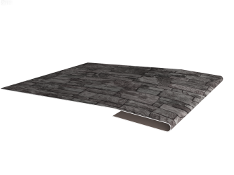 картинка Планка начальная 0,45 Print Elite Fine Stone TwinColor (2м) Центр Кровли